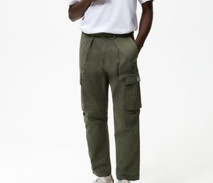 OEM Mens <b>Cargo</b> Pants Tapered Fit <b>Stretch</b> Cargos Urban Style Bulk Order Factory Direct Supply - Product Image 2