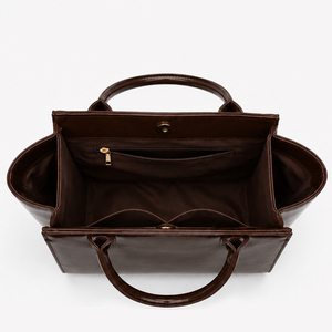 Bolso de Hombro de Cuero Nubuck para Mujer, Marca Original GORFIA, Personalizado, con Letra Grabada, Gran Capacidad - Product Image 6