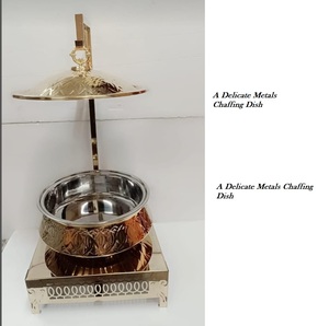 Services de vaisselle de luxe en acier inoxydable pour réchauds de buffet, idéaux pour mariages et maintien au chaud des aliments DCD-007 - Product Image 1