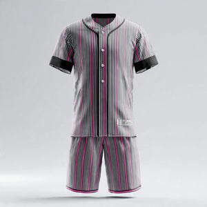 Baseball Jersey Softball Pants Sets Breathable Quick Dry Customizable Unisex Adult Baseball Uniform - Product Image 3