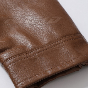 Breathable <b>Men</b> <b>Leather</b> <b>Jacket</b> Classic Fit Modern Fashion Casual Streetwear Outfit <b>Men</b> <b>Leather</b> <b>Jacket</b> - Product Image 5