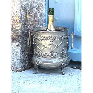 High Quality Designer Metal <b>Ice</b> Bucket with Lid Metal Champagne Bucket Metal Bar Tools From India Wine Chillier In Lowest Price - Product Image 2