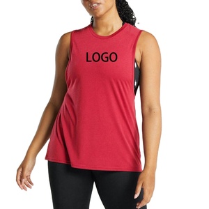 Camisetas sin mangas básicas para mujer, con doble forro en el cuello, ajustables, para verano, yoga, tallas grandes - Product Image 1