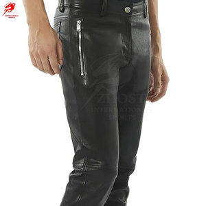 กางเกงหนังผู้ชายทรงสบาย ทนทาน ทันสมัย ใส่สบาย เหมาะสำหรับทุกฤดูกาล - Product Image 3