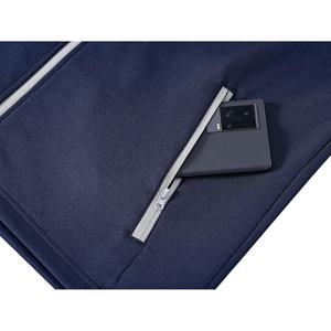 Conjunto Deportivo Casual de 2 Piezas para Hombre, Color Gris Claro Marino, Chaqueta Deportiva con Cierre Completo, Cálido para Invierno, Ecológico, Transpirable, 100% Sólido - Product Image 4