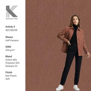 Tela Elástica Resistente de 335 g/m², Material CVC de Alta Resistencia, Pantalones de Trabajo Transpirables y Resistentes al Desgarro, Venta al Por Mayor - Product Image 1