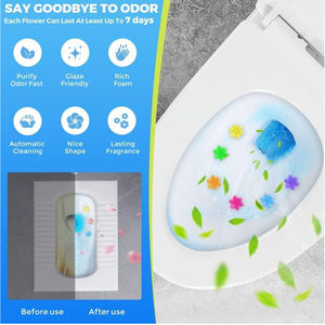 AJYF jeringa personalizada limpiador de inodoros sello de gel de flores de inodoro con fragancia duradera - Product Image 5