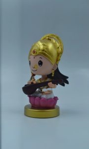 Bobblehead saraswati-น่ารักและขี้เล่นการออกแบบทางศาสนาสำหรับแผงหน้าปัดรถยนต์สำนักงานของตกแต่งบ้านและของขวัญปีใหม่ - Product Image 3