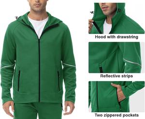 Conjunto de Chaqueta y Pantalones Cortavientos Personalizados Premium, Fabricante de Chaquetas con Logotipo Personalizado, Producción OEM ODM - Product Image 5