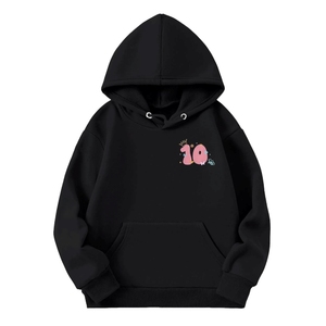 Vêtements d'hiver pour filles, sweat à capuche 100% coton, haute qualité, respirant, vêtements décontractés pour filles, sweat à capuche avec logo personnalisé - Product Image 3