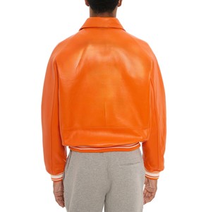 Veste universitaire en cuir pour homme à prix raisonnable, dernière mode, haute qualité, anti-plis, avec le meilleur design - Product Image 4