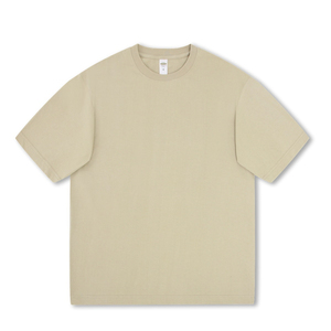 Camiseta de algodón de corte regular para hombre, estilo urbano, manga corta, lisa, ecológica, transpirable, con estampado de letras y logotipo personalizado. - Product Image 1