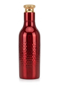 Botellas de Agua con Acabado Rojo Cósmico Hechas de Metal de Cobre, Botellas de Agua Metálicas de Alta Venta - Product Image 1