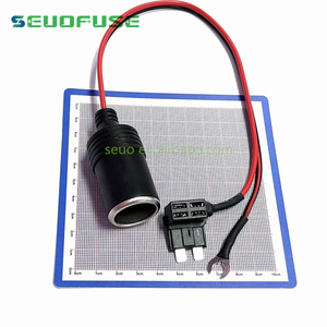 Sản phẩm mới nhất xe nhẹ hơn + Tiêu chuẩn/Mini tap Thuốc lá nhẹ hơn ổ cắm cầu chì dây - Product Image 4