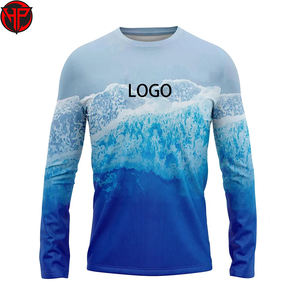 Chemise de pêche personnalisée, nouvelle collection, sublimation, UPF 50+, respirante, séchage rapide, manches longues. - Product Image 3