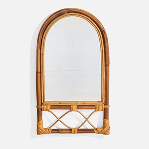 Espejos decorativos de pared con arco de ratán de primera calidad, hechos a mano en Vietnam, para venta al por mayor. - Product Image 5