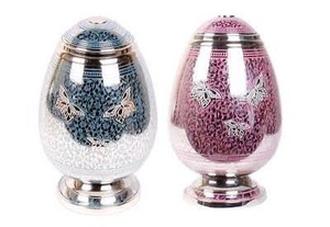 Gold <b>Butterfly</b> Design Cremation Urn for Adult Human Ashes Beautiful Large Brass Classic Urn With Lid Decorative Urn For Adult - Product Image 3