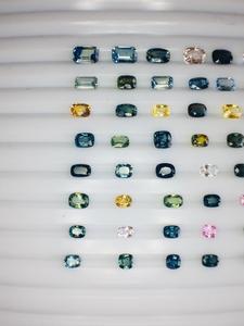 Lot de pierres précieuses naturelles multi-saphirs taillés, qualité AAA, lustre superbe, certifiées IGI, 5-10 mm, multicolores, pour la fabrication de bijoux, prix abordable - Product Image 3