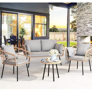 Gran Venta - Sofá de Bambú y Ratán para Exteriores, Decoración Elegante para Jardín, Hecho en Vietnam, Venta al Por Mayor - Product Image 1