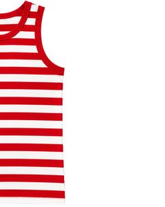 Red <b>White</b> Striped <b>Men</b> Cotton Tank Top Sleeveless <b>Vest</b> Casual Summer Gym Fitness Shirt Breathable Loose Fit Streetwear Tank Top - Product Image 4