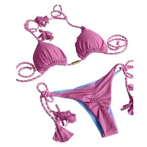 Conjuntos de Bikini Modernos con Ganchos Decorativos, Ropa de Playa Elegante, Precios de Fábrica al por Mayor, Calidad Inigualable - Product Image 2