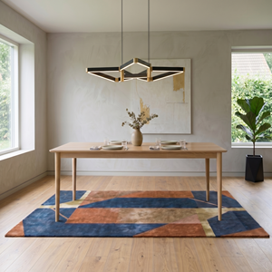Modern Scandinavian Wood <b>Dining</b> <b>Table</b> Rectangle 4 Seater Stable Home Furniture for <b>Dining</b> Room - Product Image 6