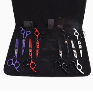 PROFESSIONAL BEAUTY RAZOR <b>EDGE</b> HAIR CUTTING SHEARS SALON SET with 26 TEETH for STAINLESS STEEL - Product Image 2