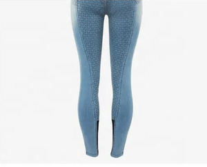 Pantalones de equitación transpirables y antibacterianos de alta calidad para mujer, leggings de equitación personalizados a la venta - Product Image 3
