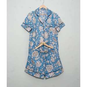 Lightweight Breathable <b>Summer</b> Short Pajama Set Cozy Warm Winter Short <b>PJs</b> with Front Logo for Colder Months - Product Image 6