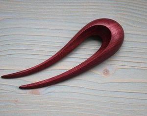 Wooden U Shape Hair Fork Handmade Natural Wood Hair <b>Pin</b> For Women <b>Bun</b> Stick Hair Accessories - Product Image 3