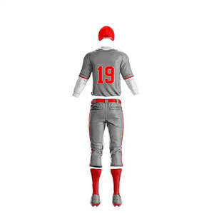 Tenues de baseball décontractées imprimées avec logo personnalisé 2026, qualité supérieure, nouveau style uni, ensembles de vêtements de sport, service OEM - Product Image 4