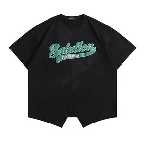 Camisetas de Manga Corta con Cuello Redondo, 100% Algodón, Ligeras, Transpirables y Ecológicas, con Estampado Puff, Personalizadas, para Mujer, en Oferta - Product Image 5