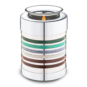 Tealight nến urn thú cưng hoặc tro người trà ánh sáng urn phản ánh của tình yêu bay chim trà ánh sáng urn bạc con tang lễ tưởng niệm - Product Image 6