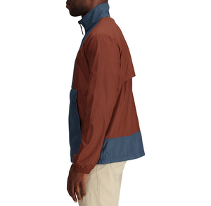 2026 Fashion Plus Size Winter Thin Windbreaker Hooded Collar <b>Jacket</b> <b>Men</b> Street Wear Hip Hop Casual Patchwork Color Front - Product Image 4