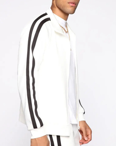 Survêtement zippé pour homme, faible MOQ, haute qualité, personnalisable, deux pièces, réversible, en coton 100% et nylon écologique. - Product Image 5