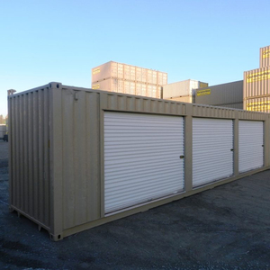 Conteneur de 40 pieds à triple porte latérale de qualité export, unité de stockage de marchandises durable pour le commerce international et la logistique mondiale - Product Image 2
