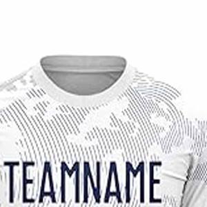 Ensemble de maillots de foot personnalisés à séchage rapide pour hommes, uniformes de football pour match et entraînement, livraison rapide, envoyé par Dress Sports - Product Image 2