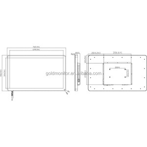 Fabrieksprijs Hoge Kwaliteit <span class=keywords><strong>32</strong></span> Inch Infrarood Touchscreen DVI-D/H-DMI/Vga Gaming Monitor Voor Nudge Game - Product Image 6