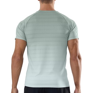 Hauts en mesh pour hommes, vêtements de sport respirants, fabricant d'articles de sport, logo personnalisé, t-shirts de fitness et d'entraînement pour la salle de sport - Product Image 2