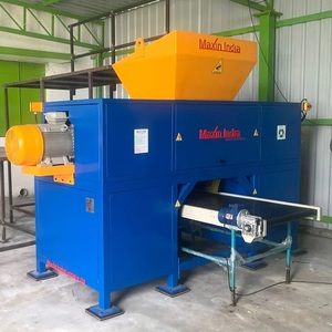 Trituradora de Coco Tierno de Doble Eje Eléctrica Semiautomática de la Mejor Calidad, Máquina Trituradora Orgánica - Product Image 1