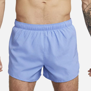 Pantalones Cortos Casuales de Poliéster Tejido, Transpirables, Ecológicos, de Secado Rápido, con Cintura Elástica, Color Azul Claro, para Hombre - Product Image 1