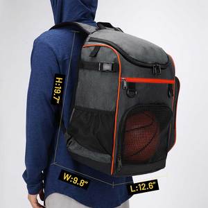 DANZY SPORTS Mochila Deportiva de Gran Capacidad 30-40L para Baloncesto, Fútbol, con Compartimento para Zapatos, Bolsillo para Hidratación y Soporte para Balón - Product Image 6