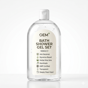 <b>Bath</b> Shower Gel Set 1000ml Anti-Bacterial Glycerine-Based Herbal Aloe Vera Handmade GMP Certified Transparent Deeply Clean Hand - Product Image 1