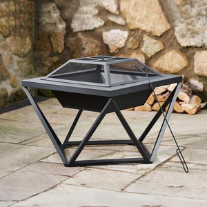 Contemporary Metal Bonfire Bowl for Garden Patio and Backyard - Product Image 6