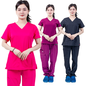 Uniforme médico personalizable para invierno, pantalones de enfermería para hombres y mujeres, antipolvo, sudor, informal, Frente plano, ODM/OEM FMF VN verificado - Product Image 1