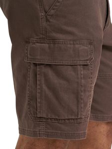 Pantalones Cortos Cargo Marrones para Hombre, Color Sólido, Algodón Transpirable, Estilo Bermuda Informal, Cintura Media, Cierre de Botones, Bolsillos - Product Image 6