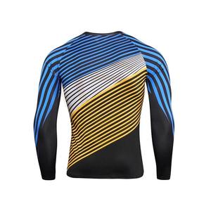 Ensemble de sport pour homme : T-shirt de compression à manches longues et pantalon, tenue de base ajustée à séchage rapide - Product Image 4