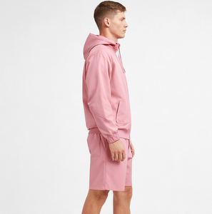 Custom Logo Windbreaker Shorts Set Men Pastel Lightweight <b>Zip</b> <b>Up</b> <b>Jacket</b> and Shorts Two Piece Nylon Tracksuit - Product Image 3