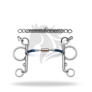 Capsule Pelham en fer doux pour l'entraînement et le contrôle équestre - Product Image 1