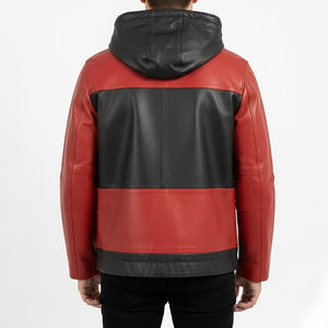 Chaqueta de Invierno de Cuero Suave Premium para Hombre, 100% Poliéster, Chaqueta Bomber Vintage Marrón con Cuello Camisero - Product Image 2